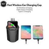 Car Wireless Charger Cup, with 10W Best Cup Holder Wireless Phone Charger - Smart Tech Shopping